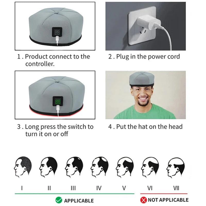 HelioScalp Solar Light Therapy Cap